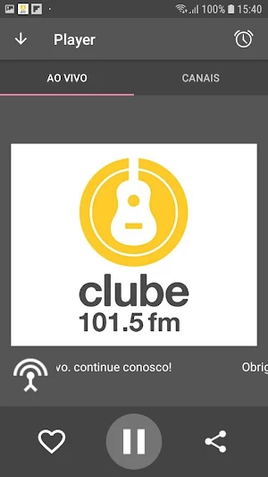 Clube FM - 101.5 Screenshot 0