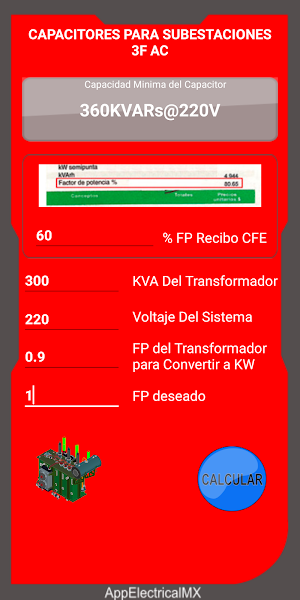 Calculo de capacitores PRO Screenshot 2