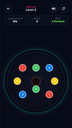 Ball Connect: Neon Matrix Screenshot 0