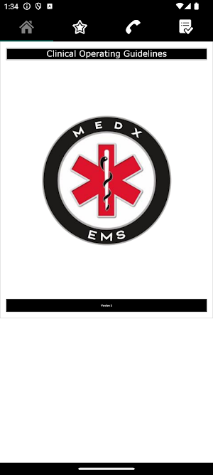 MedX EMS Guidelines Screenshot 0
