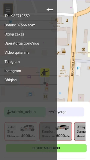 Akbarobod Taxi Screenshot 3