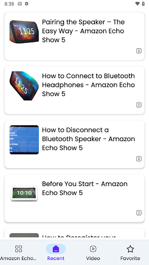 Amazon Echo Show 5 App Hint Screenshot 3