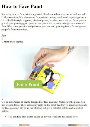 How to Do Face Painting Screenshot 0