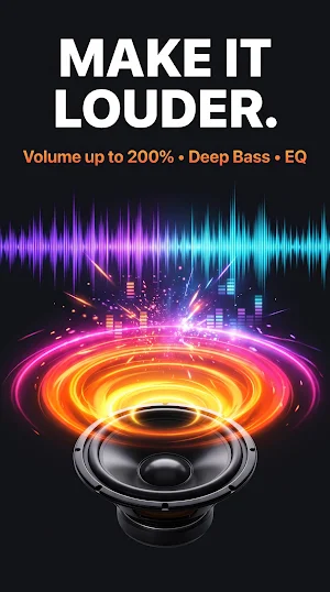 Volume Booster - Bass Sound EQ Screenshot 2