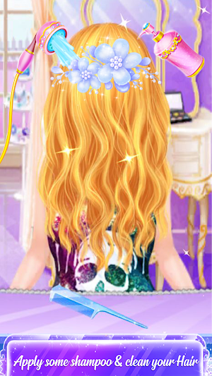 Braided MakeUp Hair Salon Game Screenshot 1