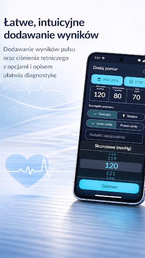 Blood Pressure Diary Screenshot 1
