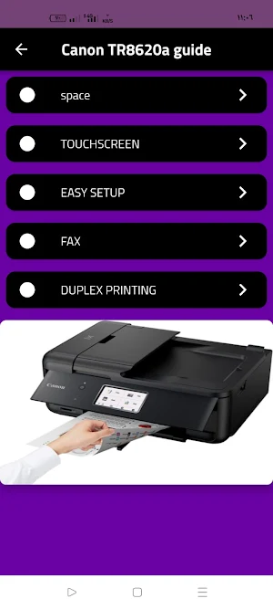 Canon TR8620a guide Screenshot 2