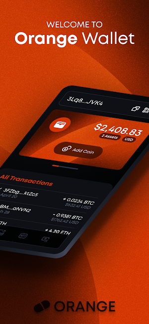 Orange Wallet Screenshot 0