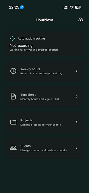 HourNexa - Hours & Timesheets Screenshot 0