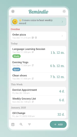 Remindio: Smart Reminder Screenshot 1
