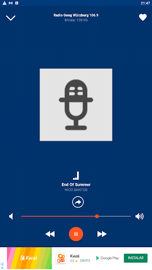 Radio Gong Würzburg App DE Screenshot 0