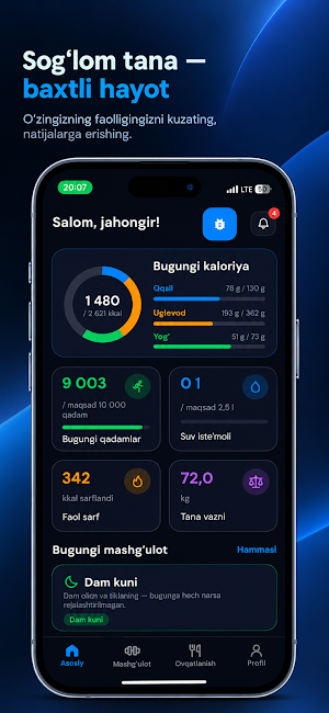 Tofan Workout Screenshot 2