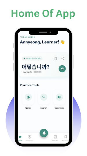 Hangul Basics: Korean Vocab Screenshot 0