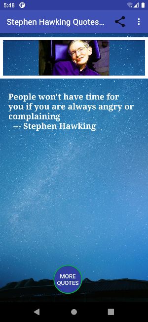 Stephen Hawking Quotes and Bio Screenshot 3