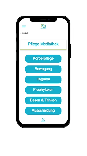 Pflege Mediathek Screenshot 1