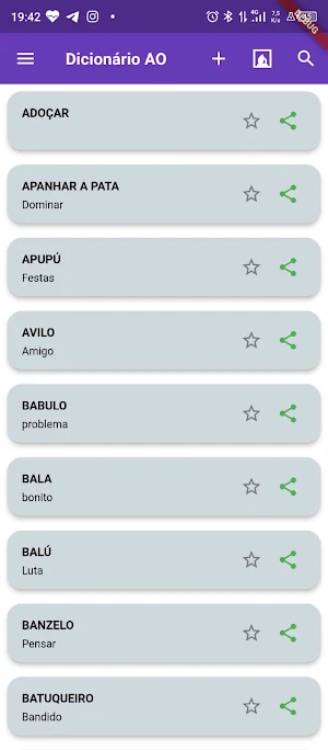 Dicionário Angolano Screenshot 0