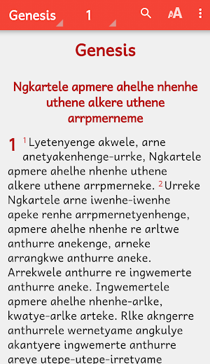 Arrernte - Eastern & Central - Screenshot 2
