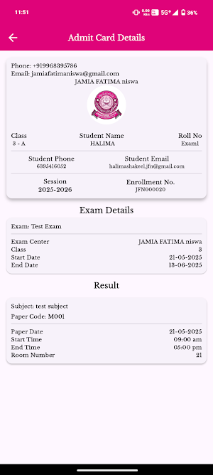 JAMIA FATIMA (niswa) Screenshot 2