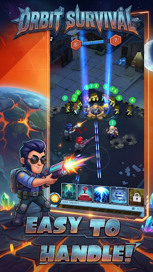 Orbit Survival: Offline Game Screenshot 1