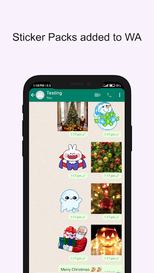 Christmas Stickers and GIFs Screenshot 1