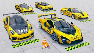 Taxi Car Parking Games: Modern Car Drive Screenshot 0