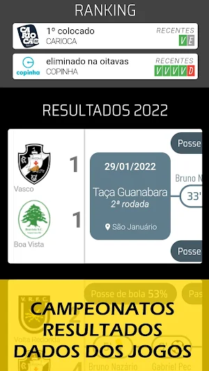 Agenda do Vascão Screenshot 2
