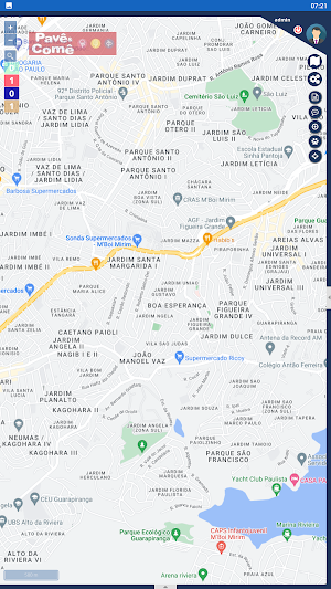 Pavê & Comê Rastreamento Screenshot 1