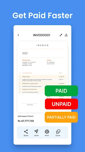 Invoice Maker - Estimate Maker Screenshot 1