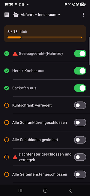 Camper Checklist Screenshot 0