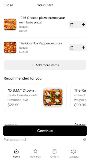 Dtown Pizzeria Screenshot 2