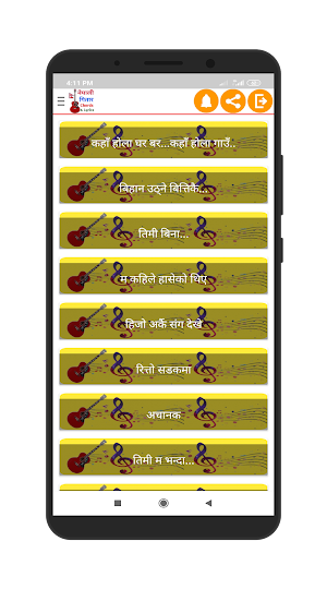 Nepali guitar chords and lyrics offline Screenshot 2