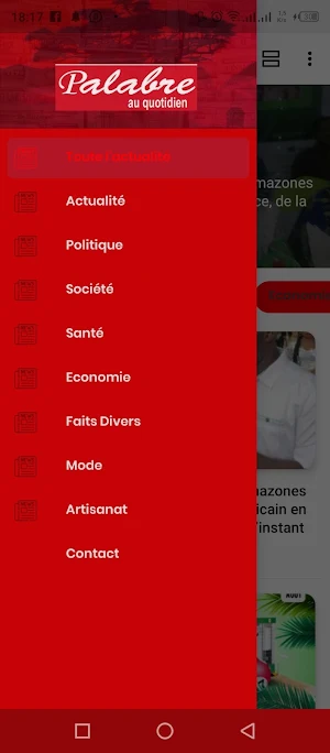 Palabre au quotidien Actualité Screenshot 2