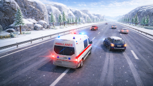 Traffic Ambulance Sim Game 3D Screenshot 1
