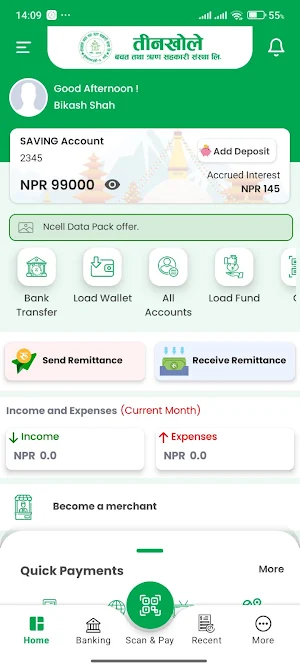 Teenkhole Smart mBank Screenshot 1