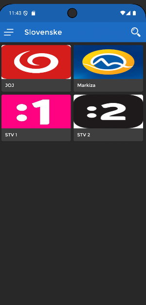 Slovenske a ceske Televizie Screenshot 1