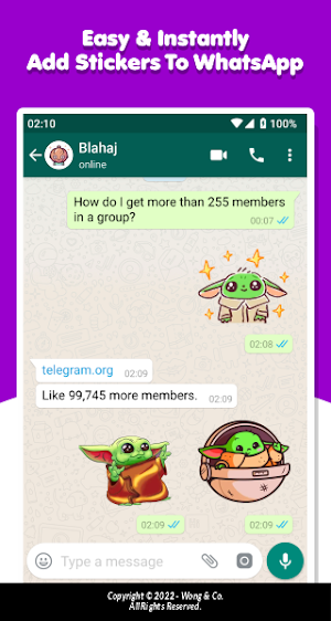 Yoda Baby Stickers Screenshot 2