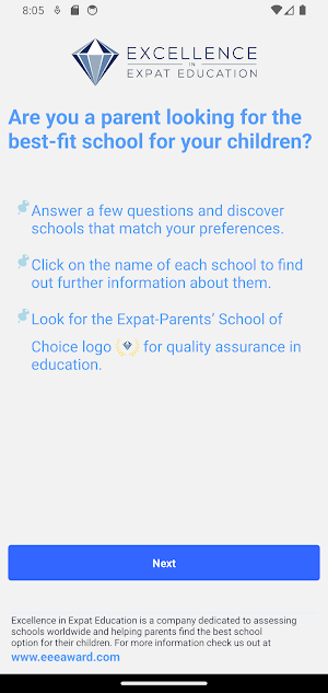 Find Me a School Screenshot 1