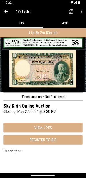 Sky Kirin Auctions Screenshot 1