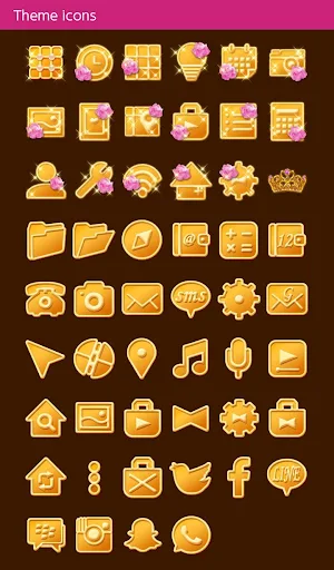 Fancy Leopard Theme +HOME Screenshot 3