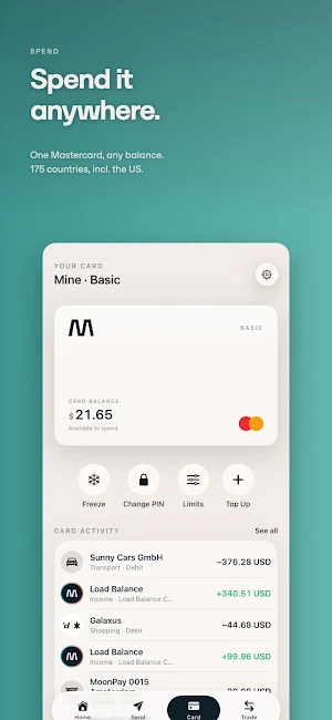 MINE: Your Money, Anywhere Screenshot 2