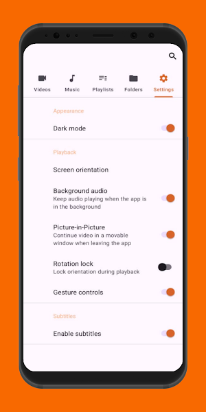 IBX - Video & Audio Player Screenshot 1