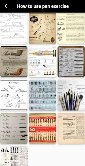 calligraphy exercises Screenshot 1