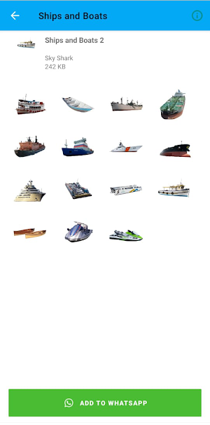 Boats and Ships Stickers Screenshot 2