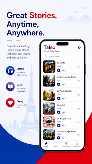 Taleo: French Audio Stories Screenshot 1