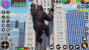 Angry Gorilla City RampageGame Screenshot 1