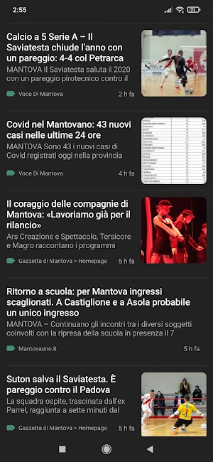 Mantova notizie Screenshot 2