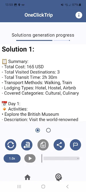 OneClickTrip Screenshot 0