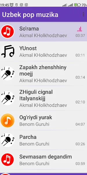 Uzbek pop muzika 3 Screenshot 3