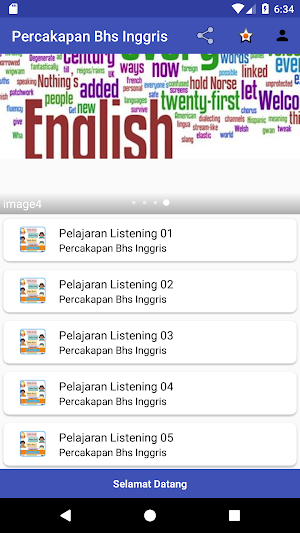 Bahasa Inggris Sehari hari full Offline Screenshot 0
