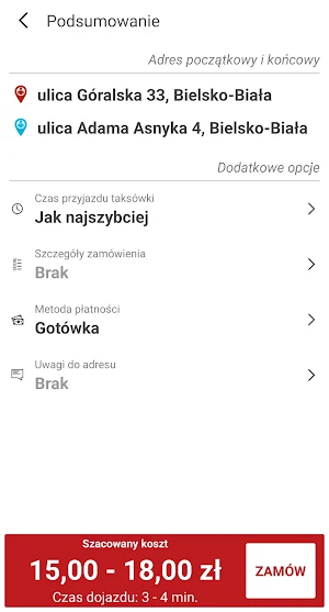Biało Czerwone Okay Taxi Screenshot 3